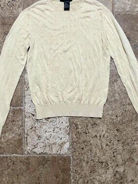 Vintage August Silk Fitted Sweater Top